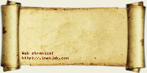 Nadja Stanković vizit kartica